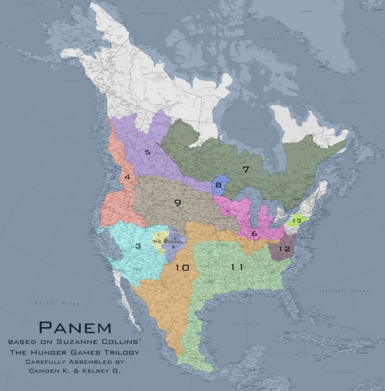 Map of Panem